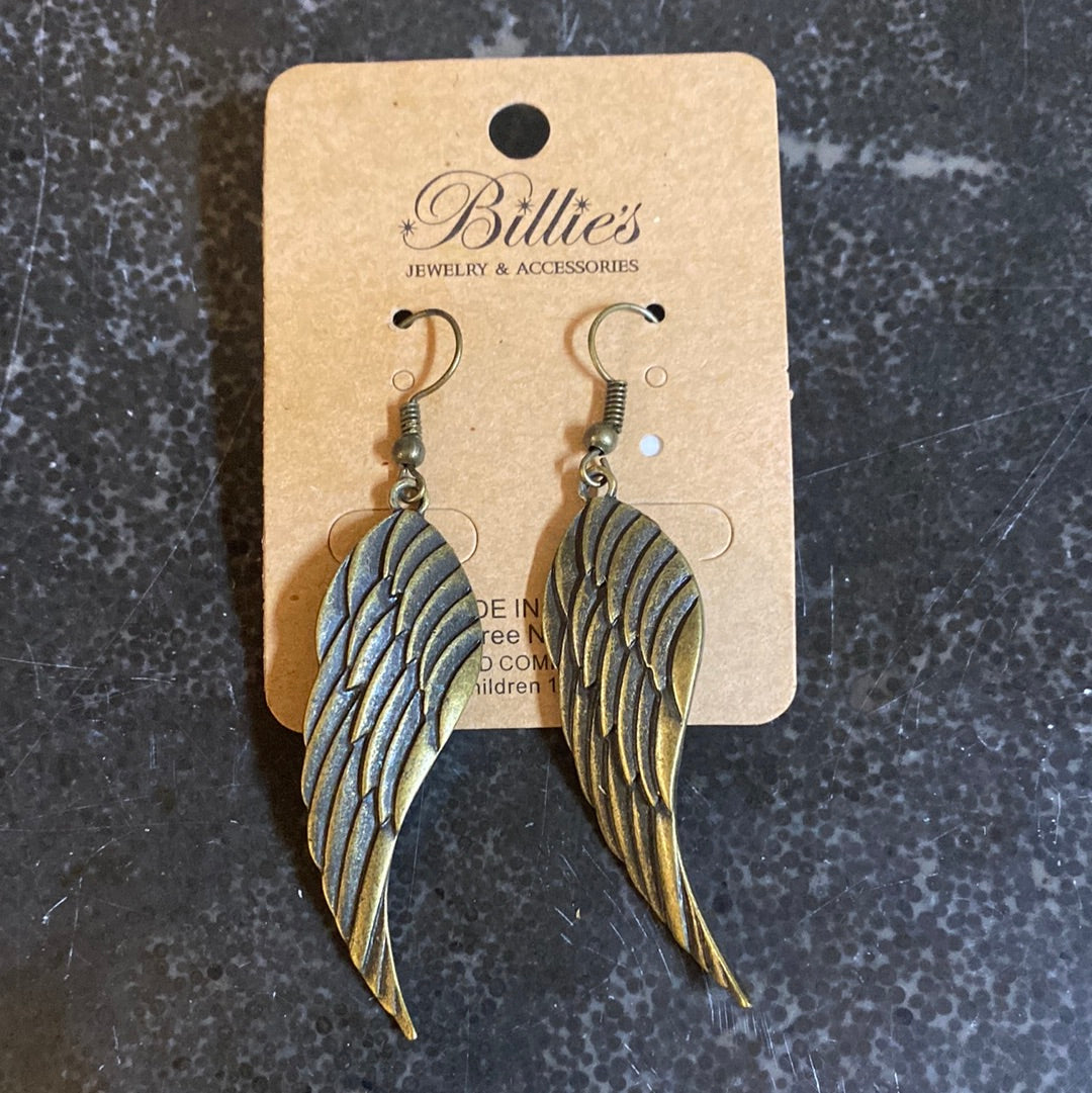 Antique Gold Angel Wings