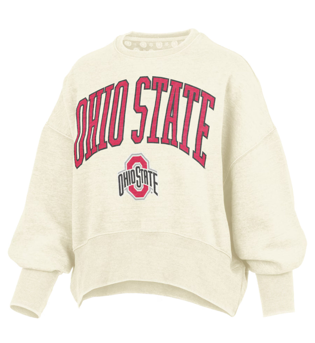 Ohio State Buckeyes Nelson Dolman Sleeve Crew Neck