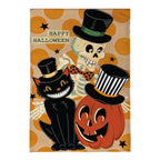 Halloween Trio Burlap Flag