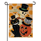 Halloween Trio Burlap Flag