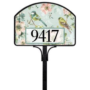 Birds Mint Crush Yard DeSign