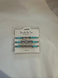 Bracelet Hair Ties - Blue Elastic Cord