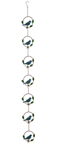 Colorful Bird Rain Chain