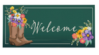 Boots And Bow Floral Sassafras Switch Mat