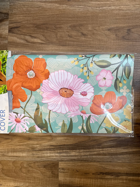 Pink Poppy Mailbox Cover