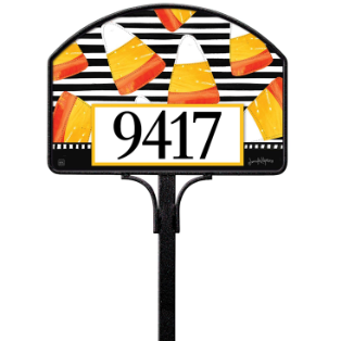 Candy Corn Welcome Yard DeSign