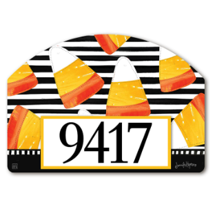 Candy Corn Welcome Yard DeSign