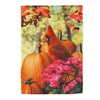 Cardinal in Color Garden Waffle Flag