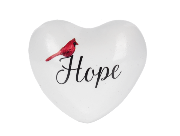 Cardinal with Text Chime Heart