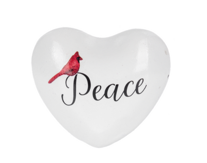 Cardinal with Text Chime Heart