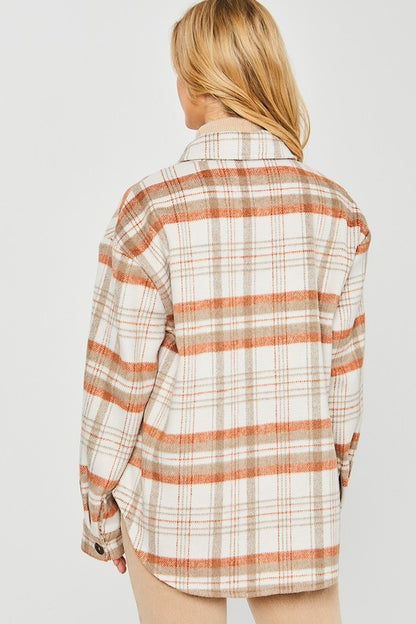 Carmen Plaid Bust Pocket Shacket
