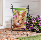 Cheesy Bunny Suede Flag