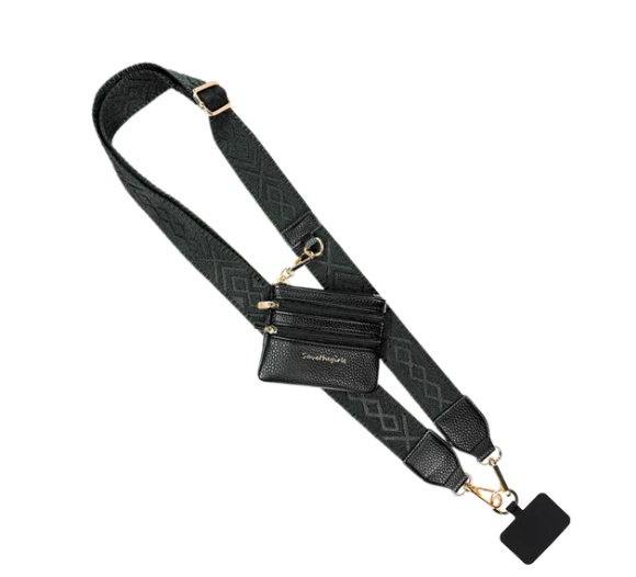 Save The Girls Clip & Go Strap w/Zippered Pouch Classic