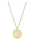 Compass Coin Necklace - CZPB20Y