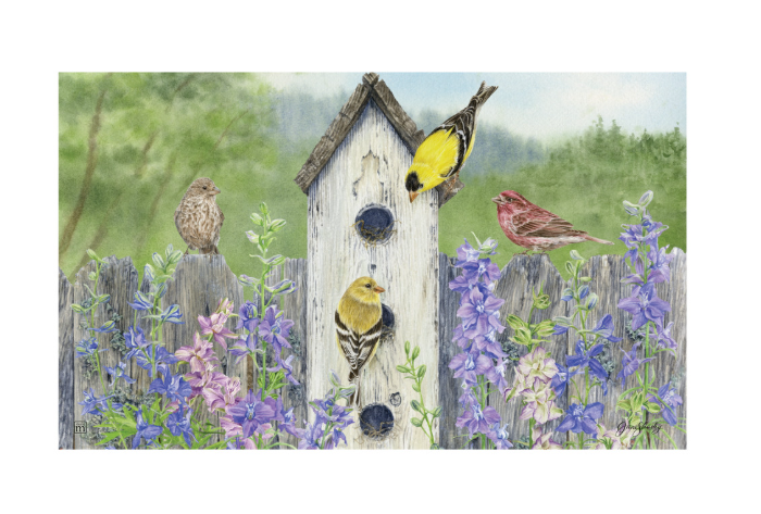 Country Birdhouse MatMate