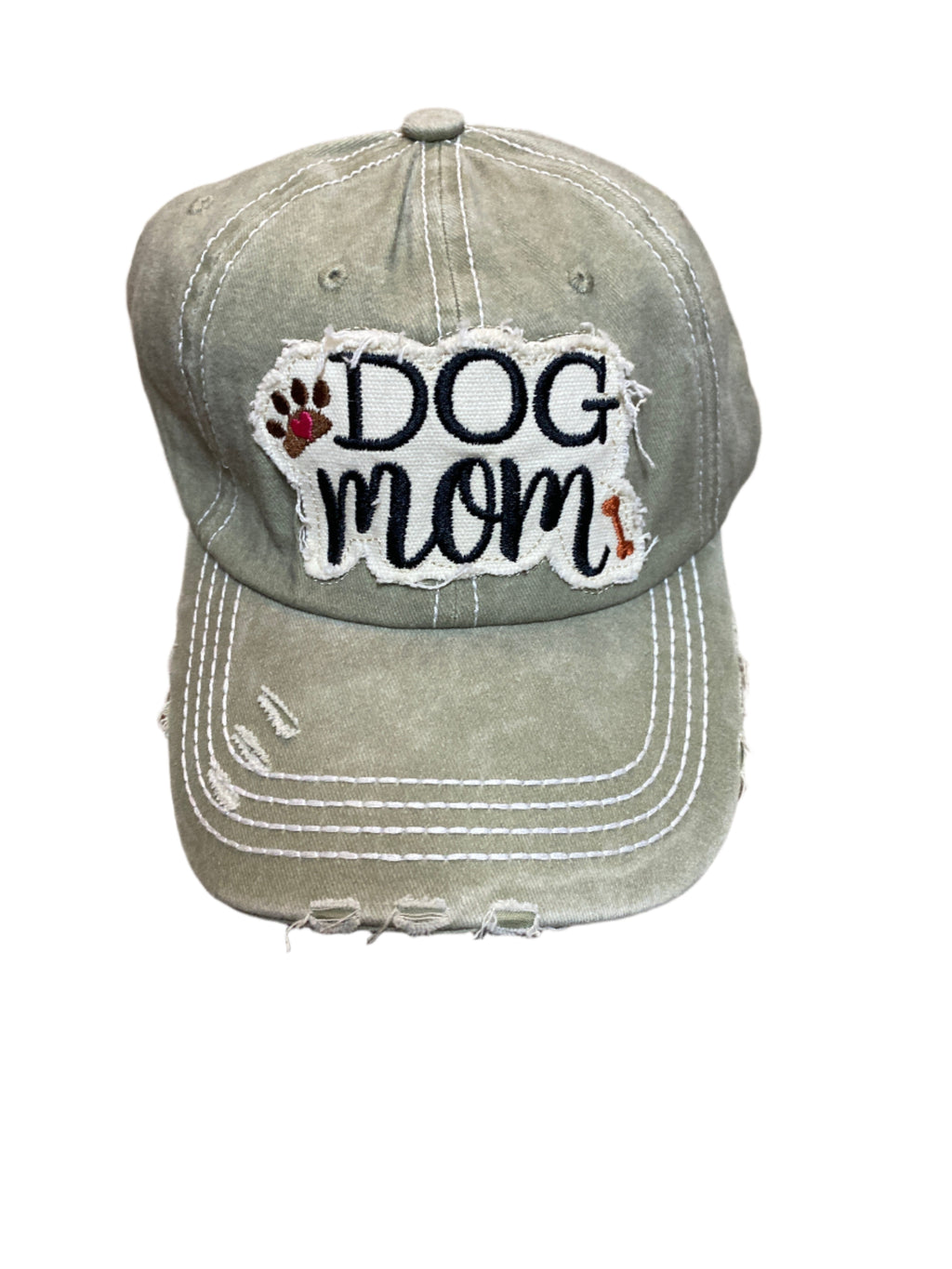 Dog Mom Denim Hat