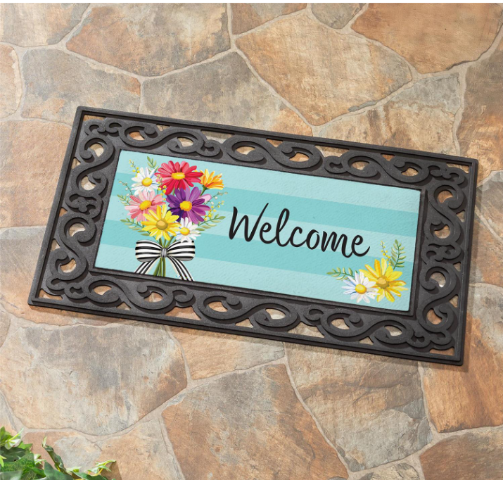Daisy Bow Bouquet Sassafras Switch Mat