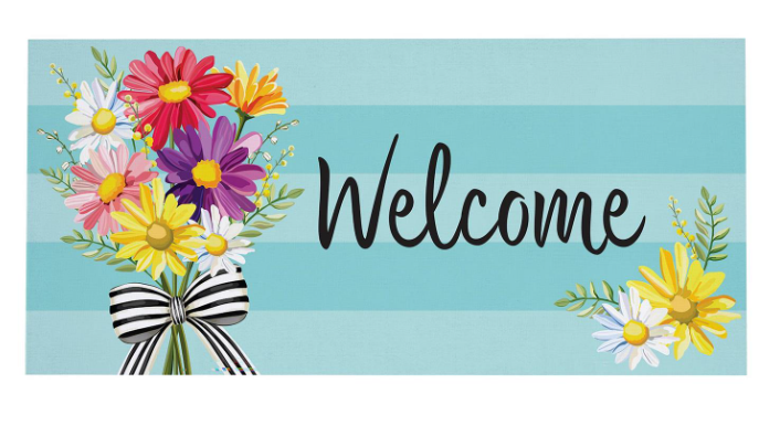 Daisy Bow Bouquet Sassafras Switch Mat