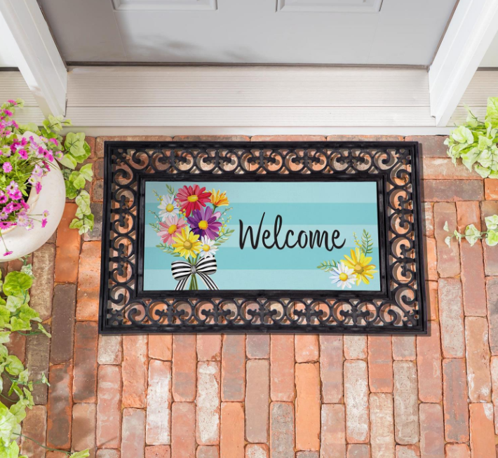 Daisy Bow Bouquet Sassafras Switch Mat