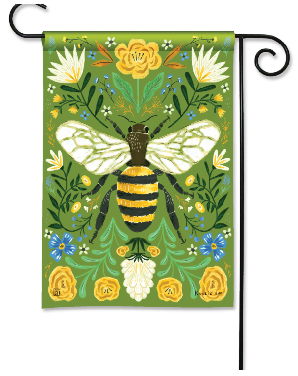 Deco Bee Garden Flag