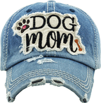 Dog Mom Denim Hat