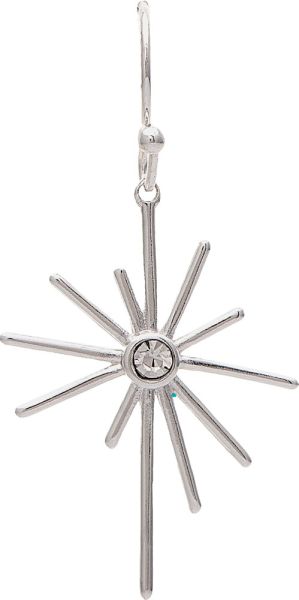 Silver Starburst Earring