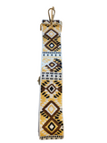 Brown and Mustard Accent Purse Strap