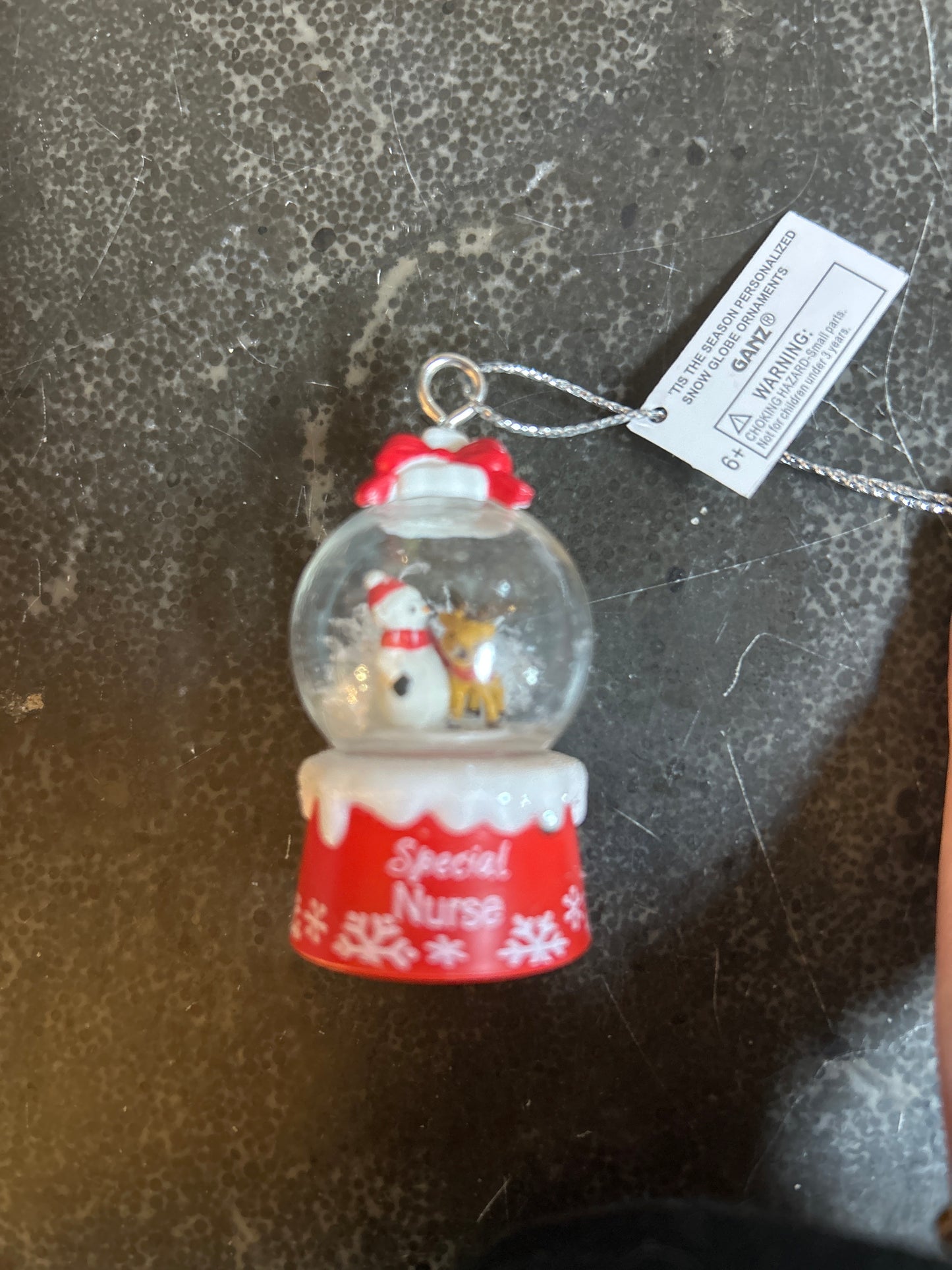 Special Nurse Snow Globe Ornament