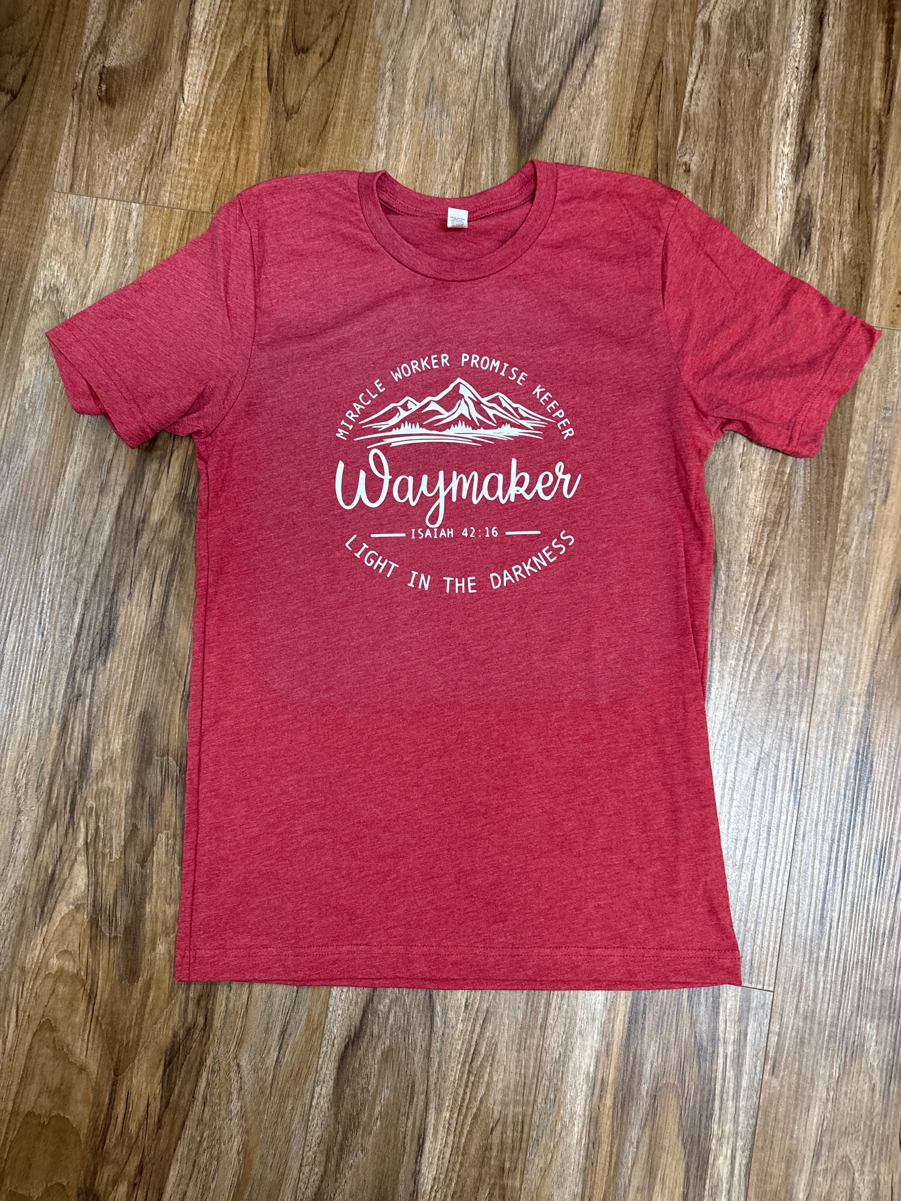 Waymaker Dark Red T-Shirt