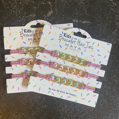 Bracelet Hair Ties for Girls by Maya J