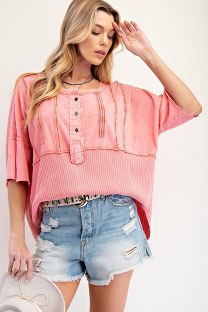 Easel Trim Detailing Mineral Washed Top