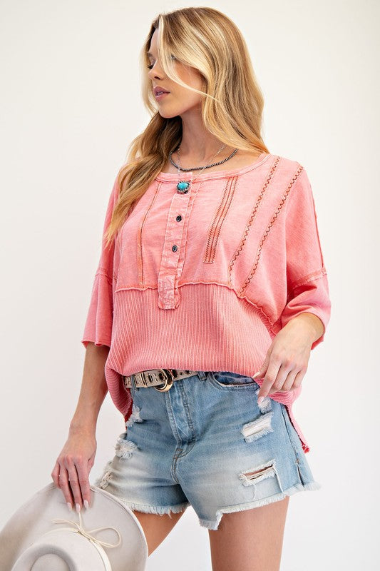 Easel Trim Detailing Mineral Washed Top