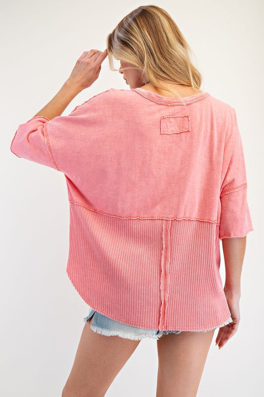 Easel Trim Detailing Mineral Washed Top