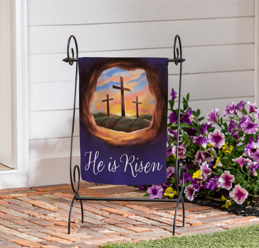 Empty Tomb Suede Flag