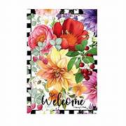 Enchanted Garden Suede Flag