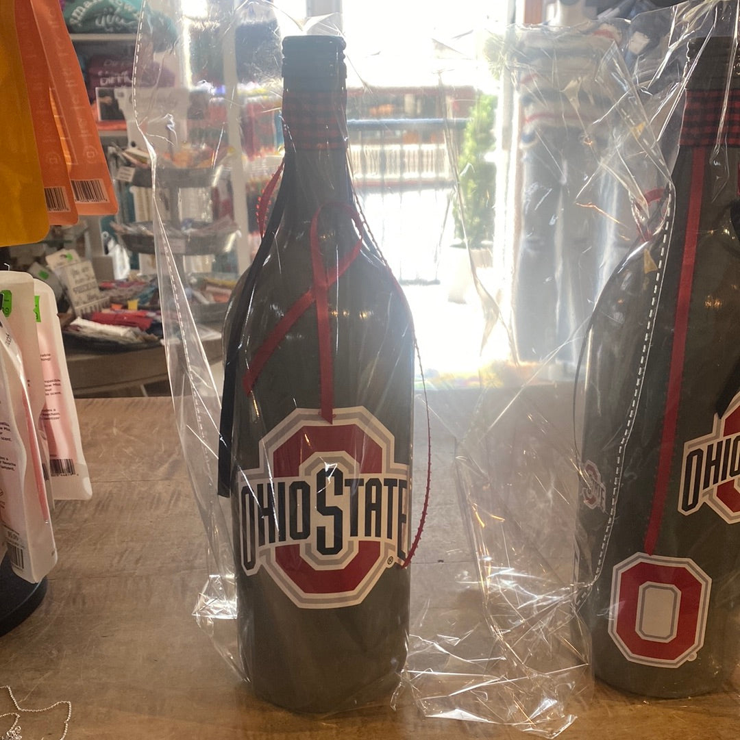 Ohio State Wine Bottle