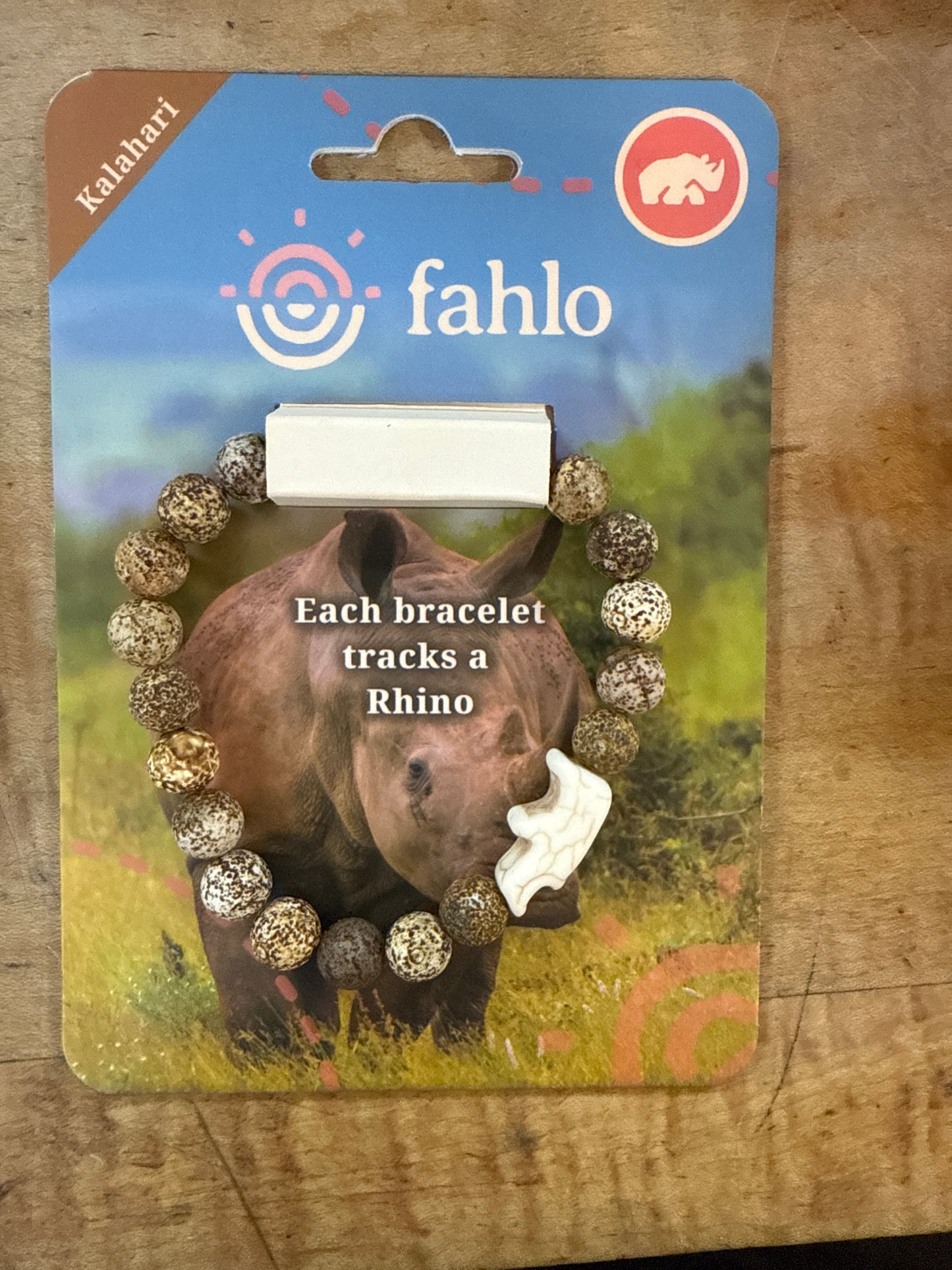 fahlo The Charge Bracelet Each bracelet tracks a rhino