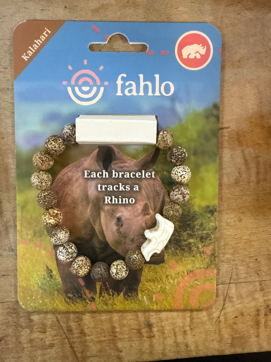 fahlo The Charge Bracelet Each bracelet tracks a rhino