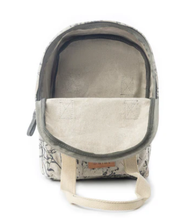 Fable Flora Cotton Backpack in Earthy Sage