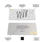 Faith Over Fear Bible Verse Bracelet