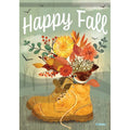 Fall Floral Boots Flag