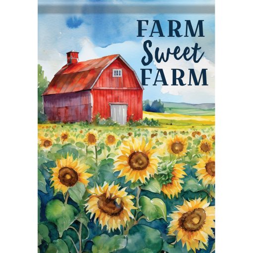 Farm Sweet Sunflowers Flag