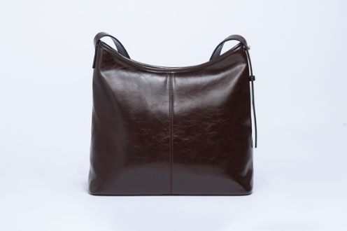 Simply Noelle Faux Suede Chocolate Hobo Bag