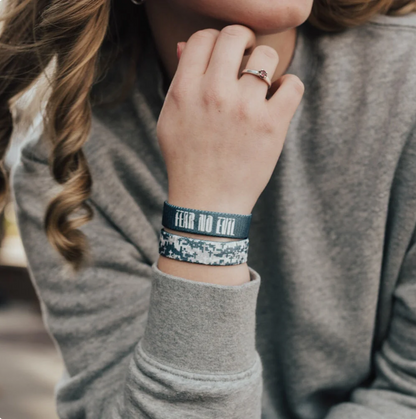 Fear No Evil Bible Verse Bracelet