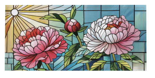Floral Stained Glass Sassafras Switch Mat