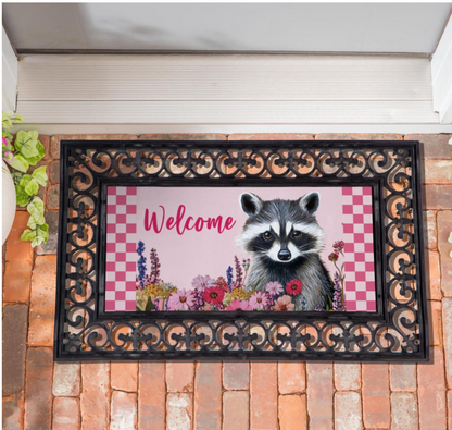 Floral Raccoon Sassafras Switch Mat