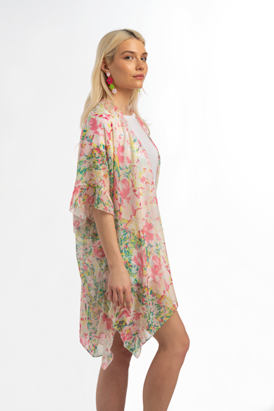 Floral Ruffle Wrap