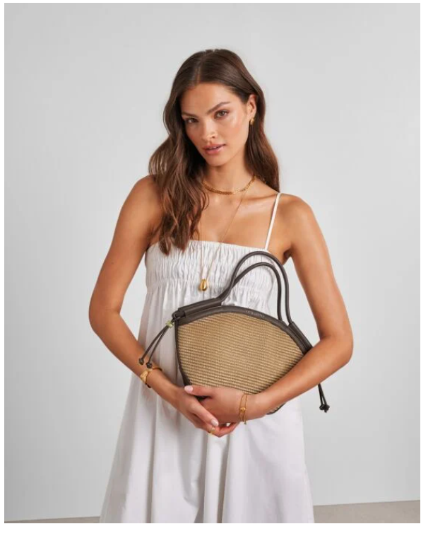 Florence Mini Raffia Tote Bag