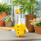 Giddy the Porch Goose Statue, Metal, 21"H