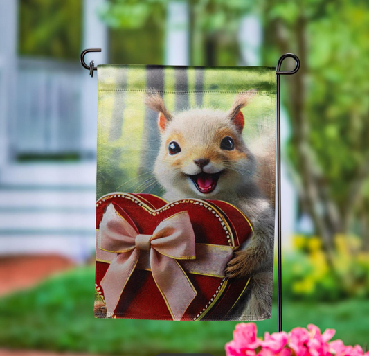 Gifting Squirrel Lustre Flag